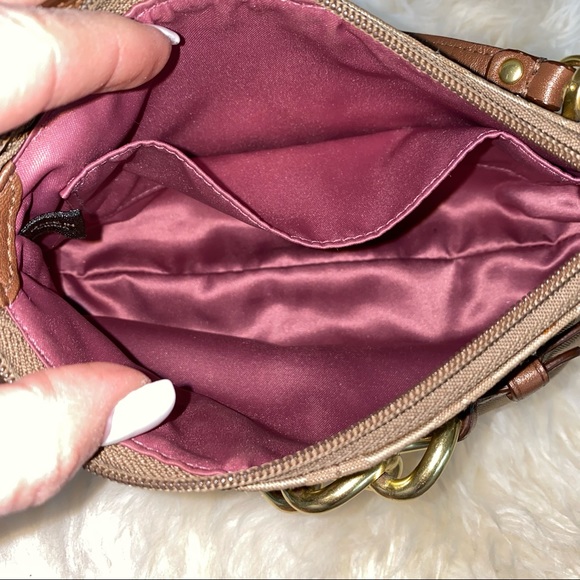 COACH Tan Logo Wristlet - Picture 9 of 9